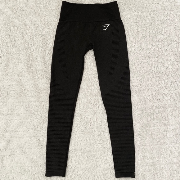 NWOT Gymshark Vital Seamless 2.0 black leggings - Picture 3 of 6
